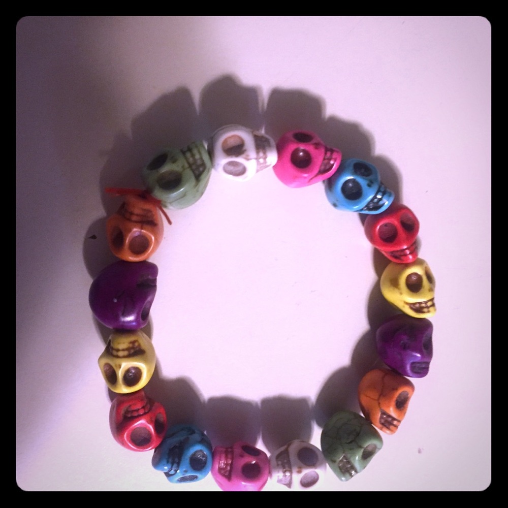 Day of the dead bracelet